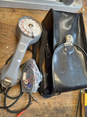 Ancien Téléphone PTT Testeur H. DEPAEPE - Bakélite Grise - Années 1950