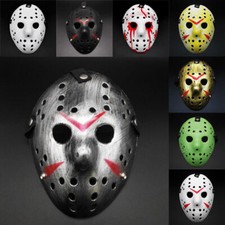 Halloween Freddy Jason Mask Scary Hockey Friday 13th Full Mask, PVC Face Mask