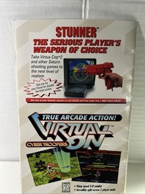 virtua cop 2 sega saturn manual only with registration card