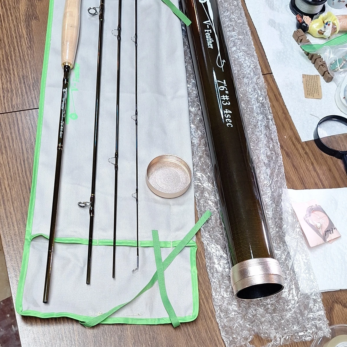 Fly Fishing Rod 7 ft 6 in Item Fishing Rods & Poles 3 wt Line Weight 4  Pieces for sale | eBay