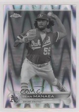 2022 Topps Chrome Sonic Black & White RayWave Refractor Sean Manaea #217 1c19