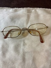 Vintage Giorgio Armani 271 Eyeglasses GA 743 Shiny Gold 51-20
