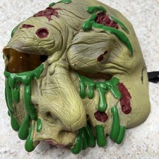 Vintage Seasons zombie Halloween rubber vinyl 1/2 mask