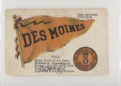 1910s Fatima College Flag Stamps Tobacco T331 Factory 25 Des Moines #DMCO 0n8