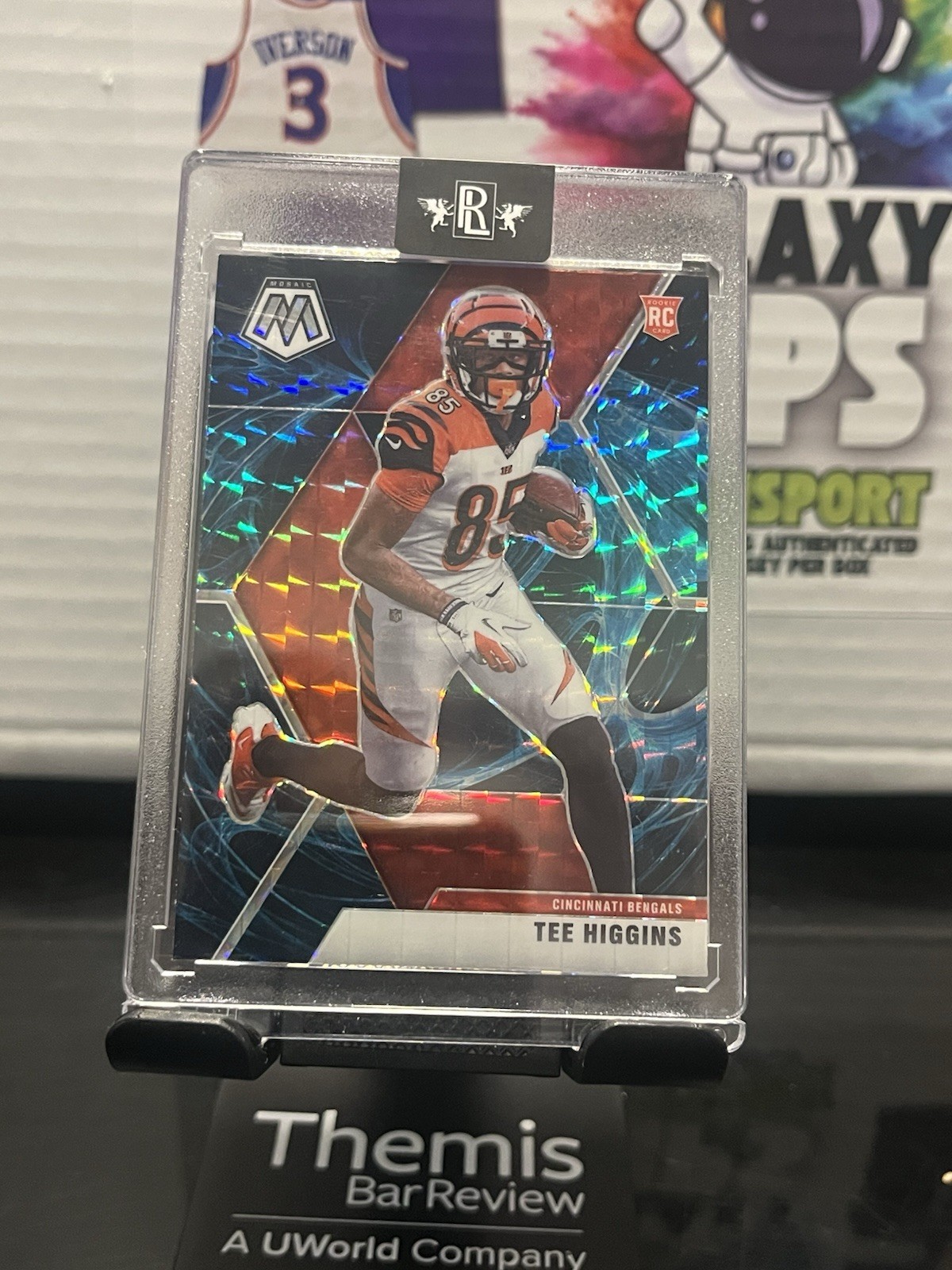 2020 Panini Mosaic - Rookies Tee Higgins #213 Genesis Mosaic Prizm (RC)