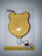 Disney Winnie the Pooh Ice Pop Maker Silicone Mold Yellow Popsicle Novelty NEW