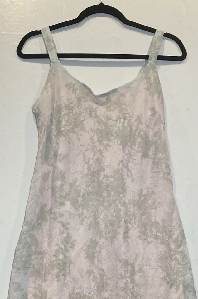 Maxi Vestido Vintage Chelsea Nites Arrugado Gasa Hada Talla 12 Whimisigoth Foto 2 de 4