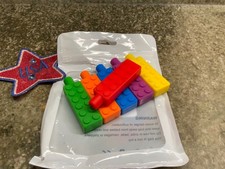 Chewable Pencil Toppers for Sensory Kids Boys and Girls 6 Pack , Silicone Rainb