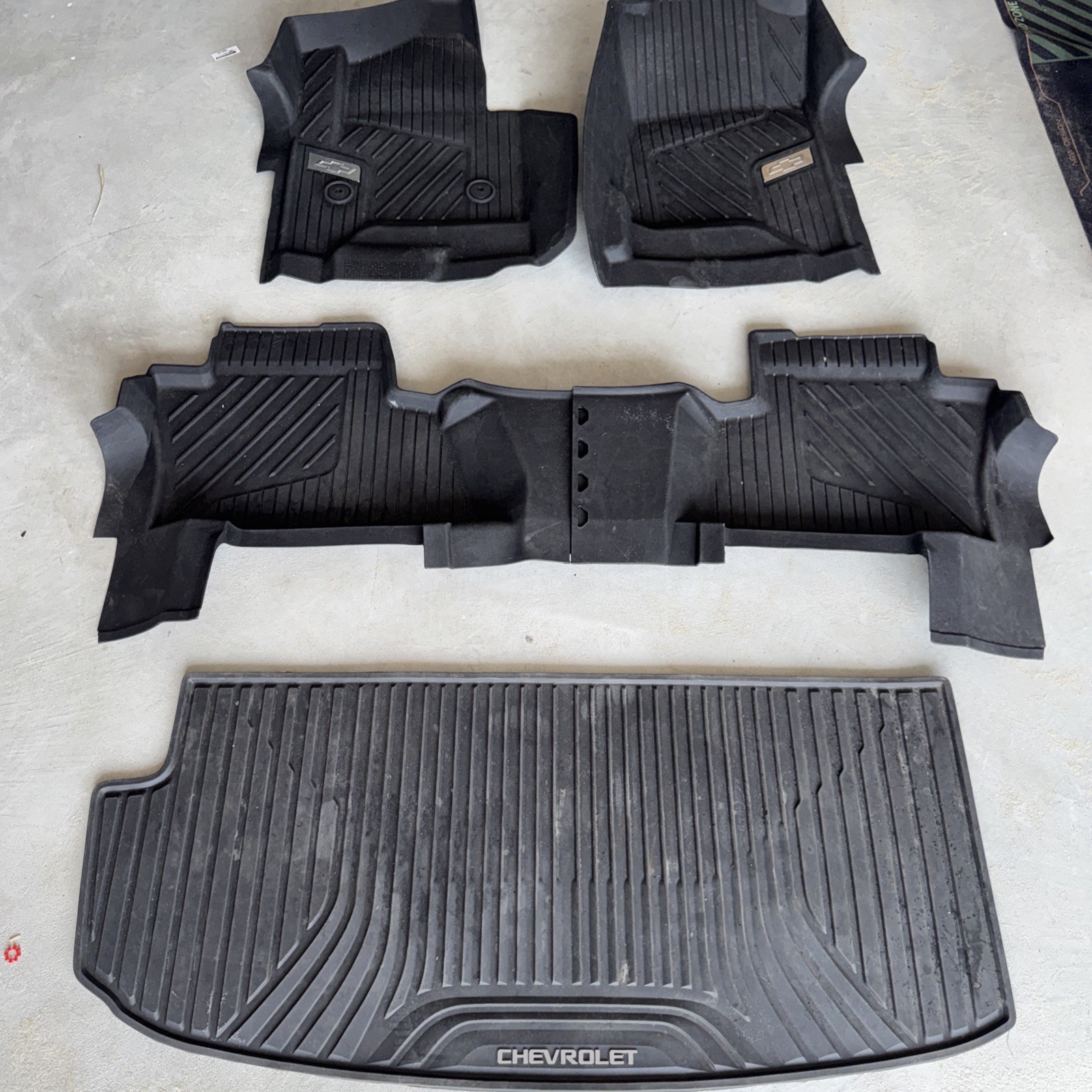 Floor Mats for Chevrolet Traverse 2018-2023 8 Seat Floor Liners 1st & 2nd & 3rd