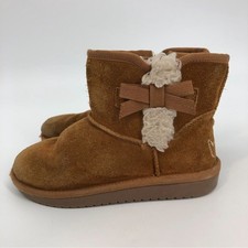 Koolaburra Ugg Girls Victoria Mini Boot Size 13 Chestnut Brown Style 1117810