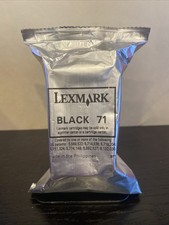 Genuine OEM Lexmark 71 Black Noire Ink Cartridge - New/Sealed
