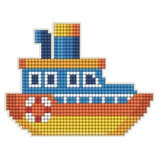 DIY Collection D'Art Tug Boat Ship Kids Diamond Magnet Kit