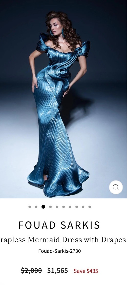 MNM Couture/ Fouad Sarkis Designer Fancy Maxi Dress size 6 | eBay