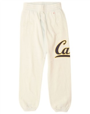 Champion Womens Graphic Tracksuit Trousers Joggers UK 8 Small  Blue PL12