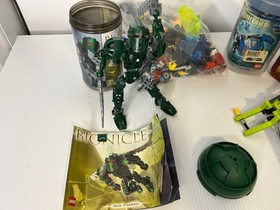 LEGO BIONICLE Bulk Lot, Figures 8742,8562,8605 Not all Complete +Bag of  Pieces