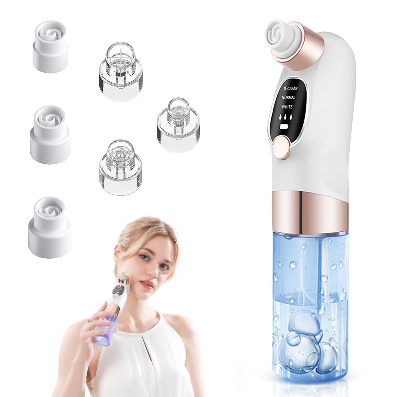 Aspiratore Punti Neri Elettrico 60Kpa - Vacuum Pori USB Professionale