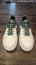 ON CLOUD- THE ROGER ADVANTAGE- WHITE/OLIVE-US MENS 11- ALMOST BRAND NEW
