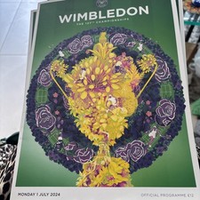 2024 Wimbledon Tennis Programme Day 1 Monday 1 July
