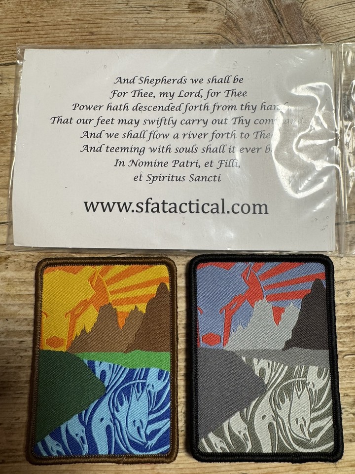 RARE SFA Tactical/ Guardian Defence Moral patch PAIR NEW Ltd Edition | eBay