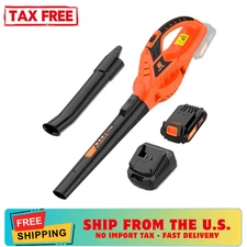 21V Leaf Blower Cordless | Handheld Electric Lightweight Blower with 2.0Ah...