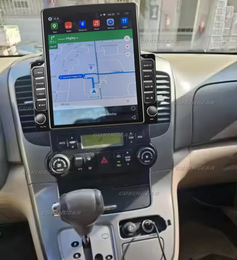 Radio estéreo de coche de 9,7"" para Kia Sedona 2006-2014 Android15 Carplay GPS Foto 3 de 4