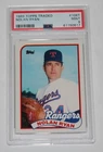 1989 Topps Traded Baseball Card #106T NOLAN RYAN Texas Rangers PSA 9 MINT