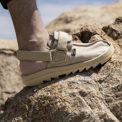 REEBOK Cordura Brand Fabric Khaki Utility Beige Sandal Size 10