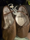 Danskin Girls Size 12 Brown Ballet Flats Dance Shoes with Elastic Strap New — photo 1