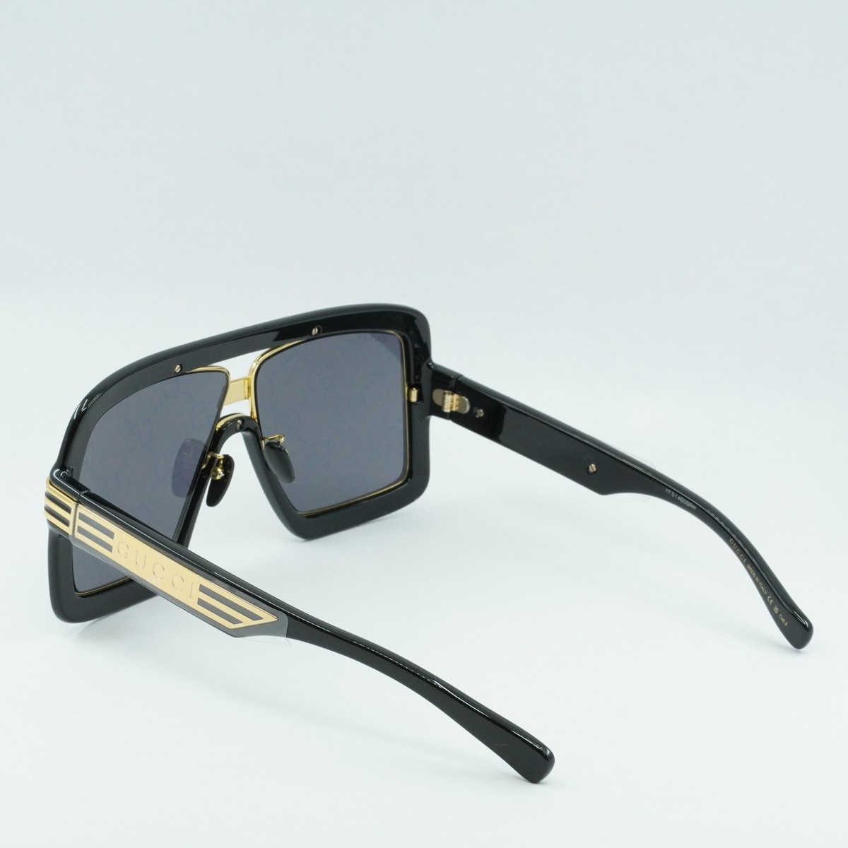 GUCCI GG0900S 001 Black/Gold/Grey with Gucci Monogram  display picture 1