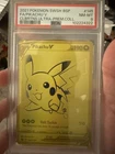 2021 Pokemon Celebrations Pikachu V Ultra Premium Gold SWSH145 PSA 8