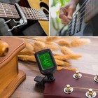 Guitar Capo Tuner Set, Including Capo, Tuner, Picks and Pick Holder, for Guitar