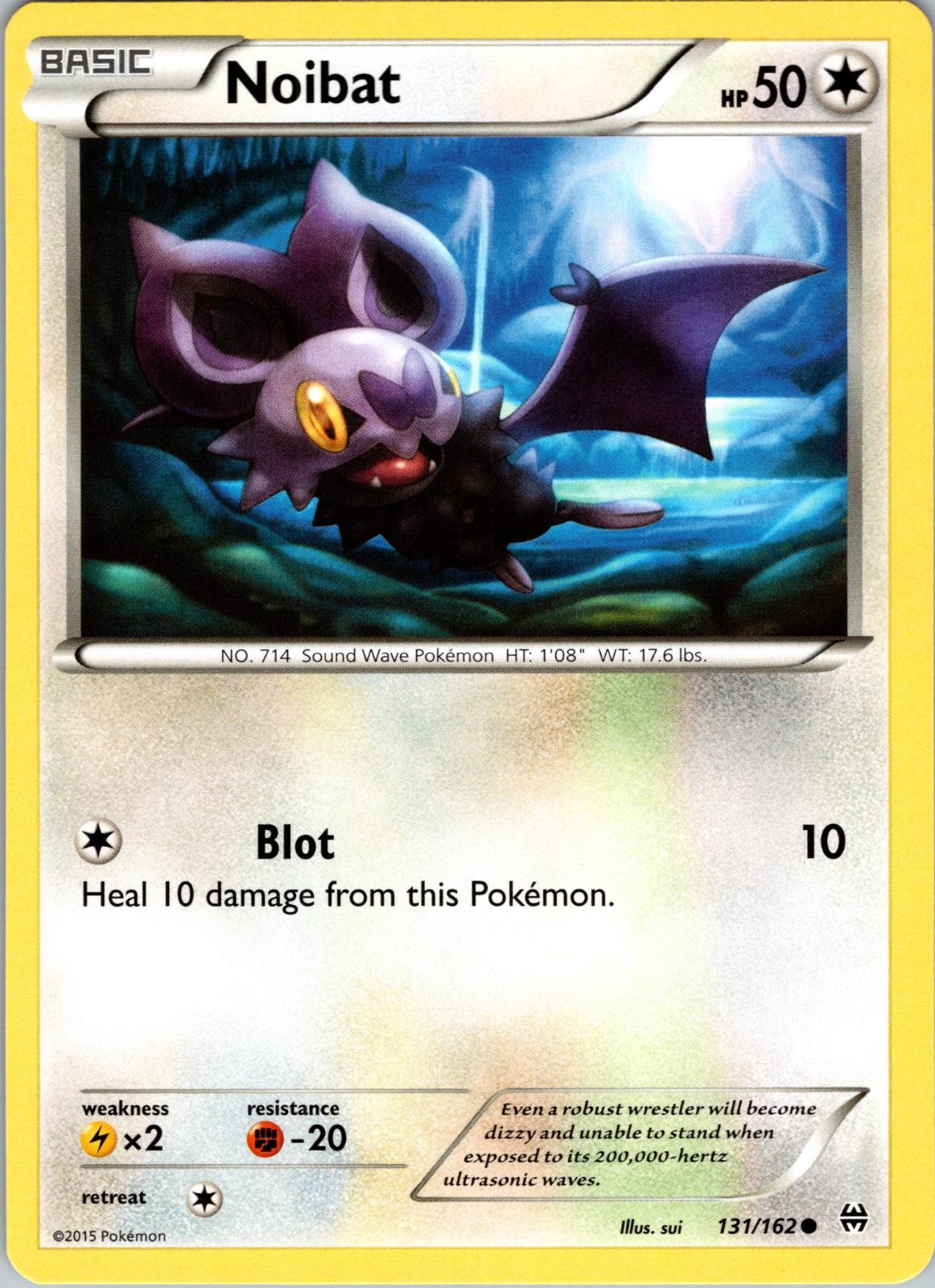Noibat 131/162 Common BREAKthrough Pokemon Near Mint