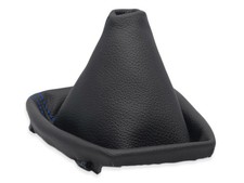 SCHALTMANSCHETTE FUR BMW X1 E84 2009-2015 SCHALTSACK ECHTELEDER NAHT BLAU