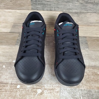 GIRO DEED MTB Mens 11 Cycling Shoes Black Spark Leather Lace Up Low Top Sneakers Giro Deed Mens Cycling Shoes Sz 12 Black Spark Leather Lace  main image 3