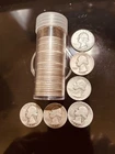 Roll of 40 Washington Silver Quarter, $10 Face Value, G - XF -#B417-3