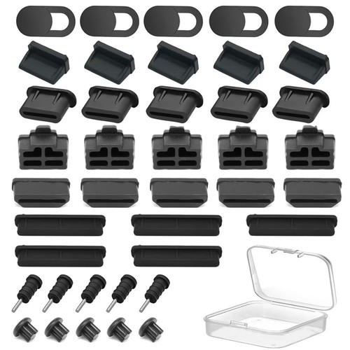 USB A Female Dust Cover Protectors for Laptops Mobile Phones Set of 40 - Zdjęcie 7 z 20