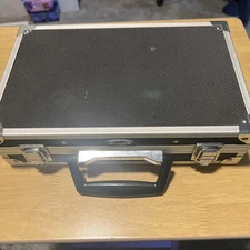 Gameshark Datel Hard Aluminum Black Carrying Case Nintendo Game Boy Advance PSP