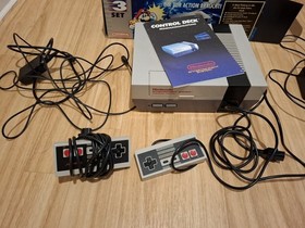 Nintendo NES Super 3 Set Mario Bros. Tetris World Cup con scatola originale - Con accessori 