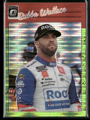 2023 Donruss #83 Bubba Wallace Optic Lime Green Pulsar