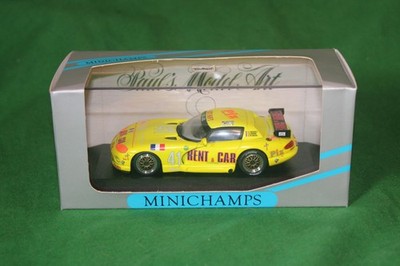 MINICHAMPS DODGE VIPER Le MANS 1994 F MIGAULT RENT A CAR LIVERY 1/43 #430941441