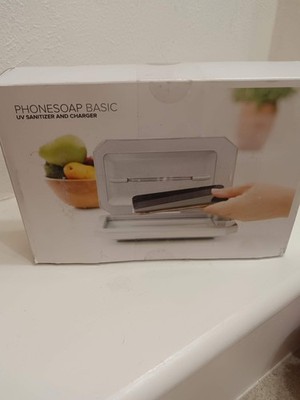 PhoneSoap Basic UV Sanitizer White, NEW