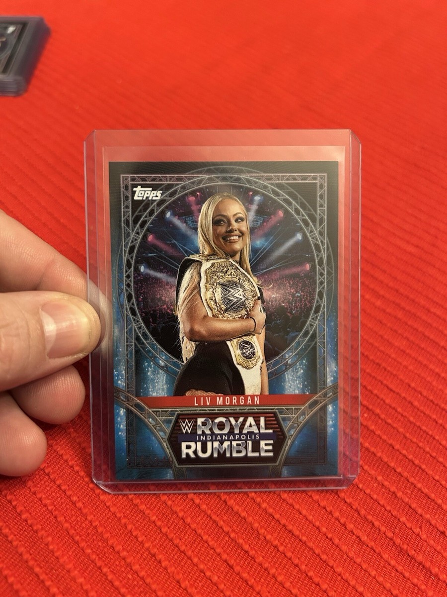 LIV MORGAN Topps Royal Rumble 2025 Exclusive Blue /349 Wrestling