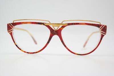 Vintage Brille UVEX 5151 Mehrfarbig Gold Oval Brillengestell eyeglasses