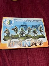 INFINITY 0249 Shock Army Of Acontecimento PanOceania Starter FACTORY SEALED OOP