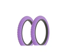 ALTALINE Bicycle TIRES  16" x 2.13" ALL PURPLE COMP III STYLE (2) TIRE BMX Bike