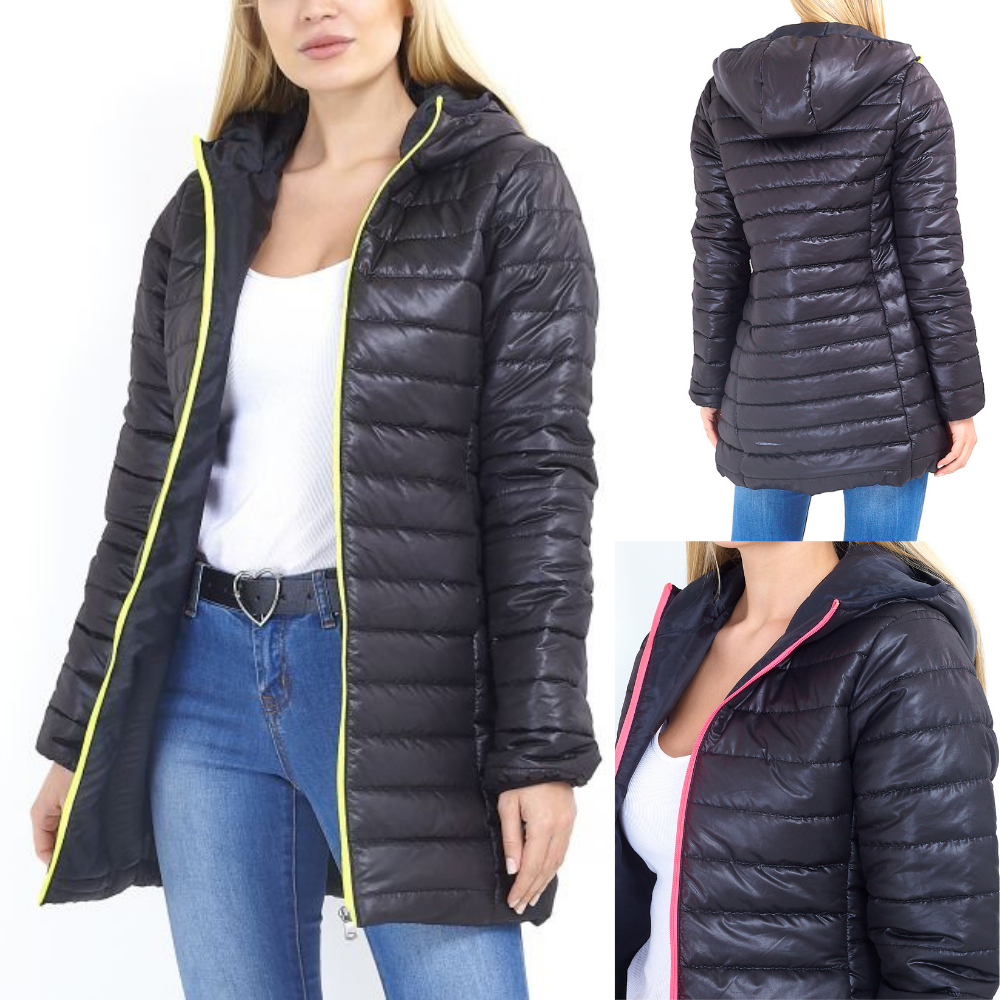 Womens Padded Jacket Coat Ladies Girls 