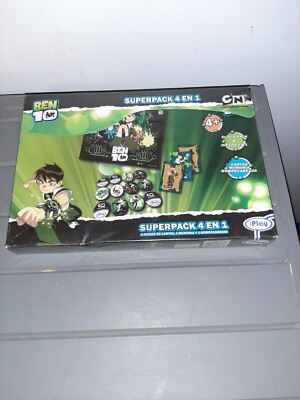 Ben 10 superpack 4 en 1 2 juedos de cartas 1 memoria 1 rompercabezas iPad cn
