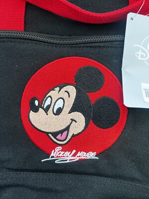 Disney Mickey Mouse Club Canvas Backpack, NWT. NWT Backpack Mickey Mouse￼￼Disney Parks New Black Canvas  main image 3