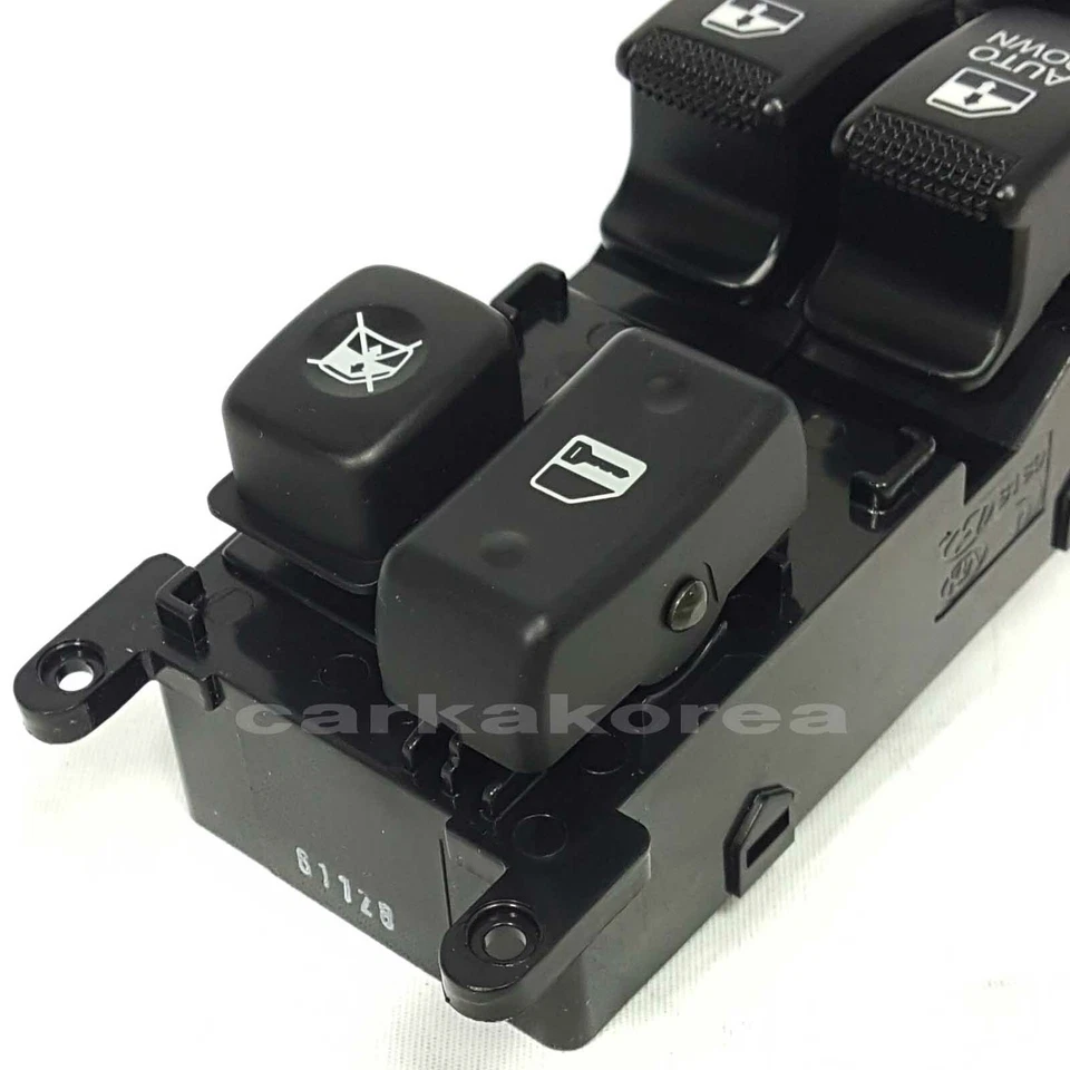 Interruptor principal ventana eléctrica delantero izquierdo original 935701G200 para KIA RIO 2007-2009 Foto 4 de 4