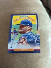 2020 Panini Donruss Diamond Kings Yellow Lance Lynn #21